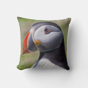 Puffin Portrait Pillow Kissen