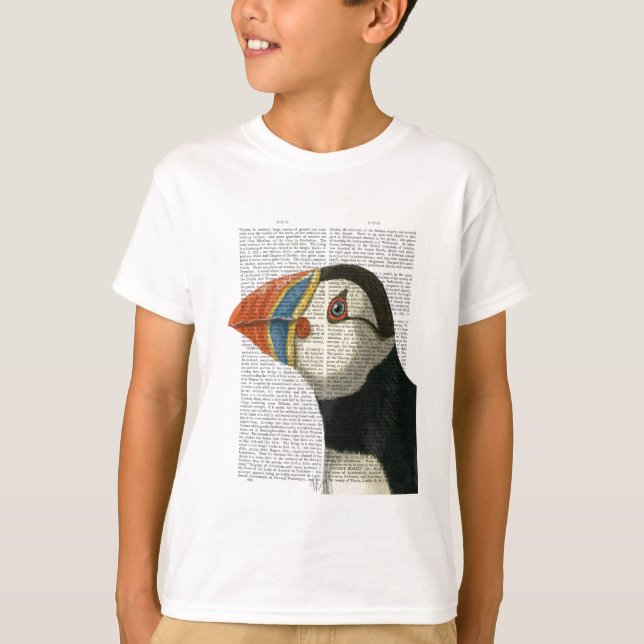 Puffin Portrait T-Shirt (Vorderseite)