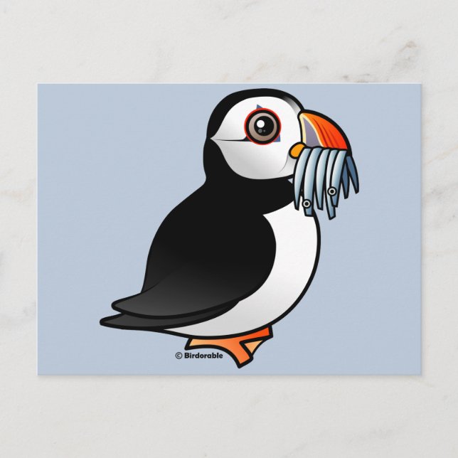 Puffin Prowess Postkarte (Vorderseite)