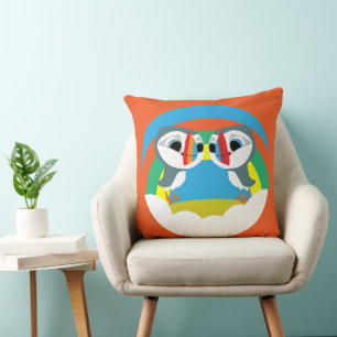 Puffin Rocks Kissen