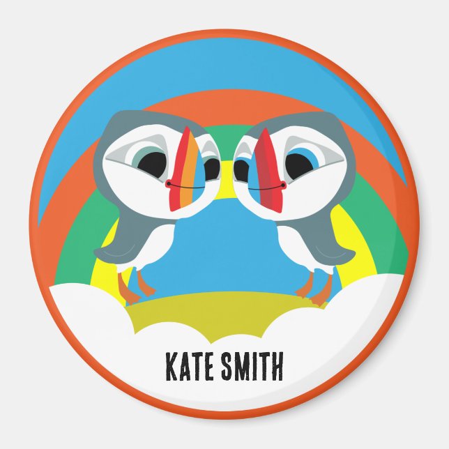 Puffin Rocks Magnet (Vorne)