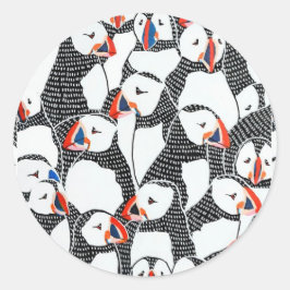 Puffin Runder Aufkleber