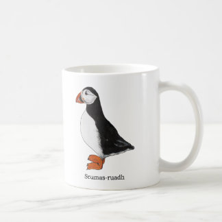 Puffin/Seumas-ruadh-schottische gälische Übersetzu Kaffeetasse