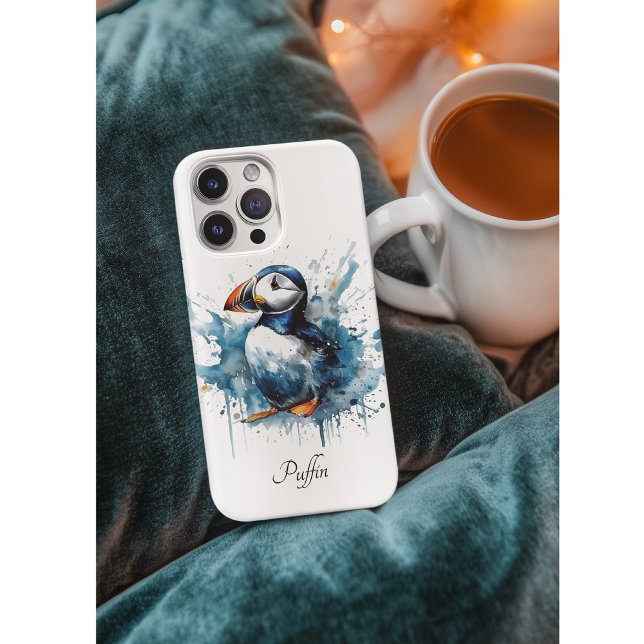 Puffin Splash, Brauch Case-Mate iPhone Hülle (Von Creator hochgeladen)