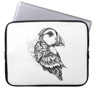 Puffin Wilde Tiere Naturschönheit Kunst, Dichtung  Laptopschutzhülle