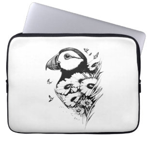 Puffin Wilde Tiere Naturschönheit Kunst, Dichtung  Laptopschutzhülle