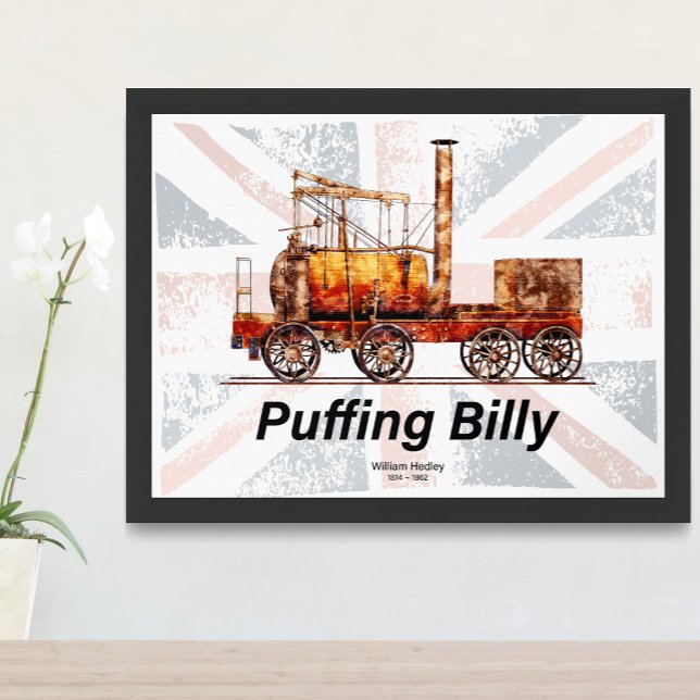 Puffing Billy Dampfzug Englische Lokomotive Poster (Von Creator hochgeladen)
