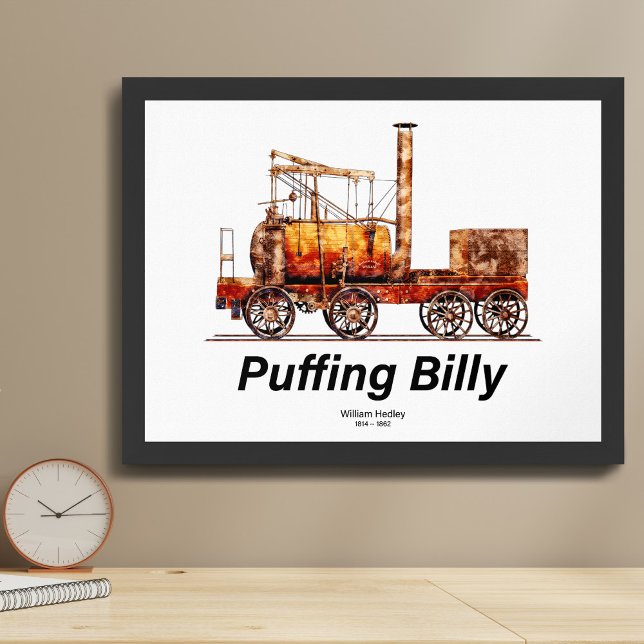 Puffing Billy Dampfzug Englische Lokomotive Poster (Von Creator hochgeladen)