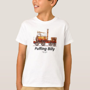 Puffing Billy Dampfzug Englische Lokomotive T-Shirt