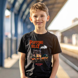 Puffing Billy Dampfzug Englische Lokomotive T-Shirt