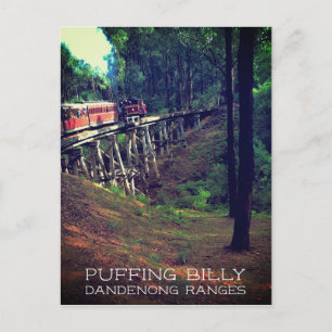 Puffing Billy, Dandenong Ranges, Victoria, Aus Postkarte