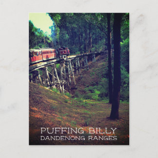 Puffing Billy, Dandenong Ranges, Victoria, Aus Postkarte