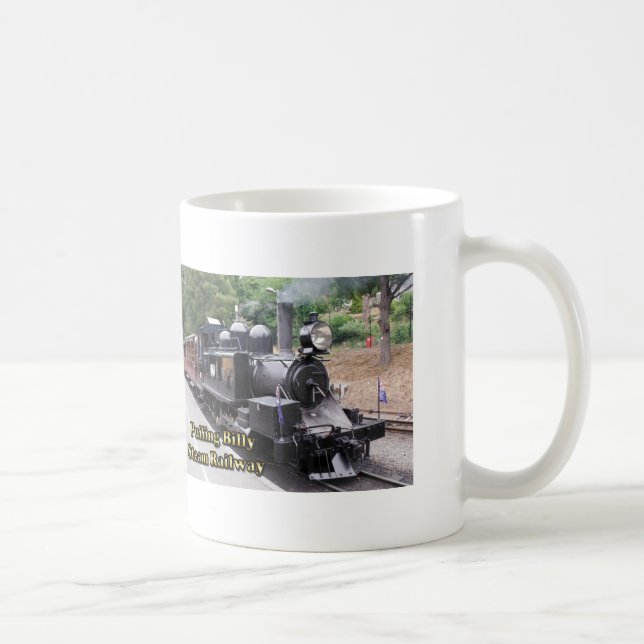 Puffing Billy Historic Dampfzug in Australien Kaffeetasse (Rechts)