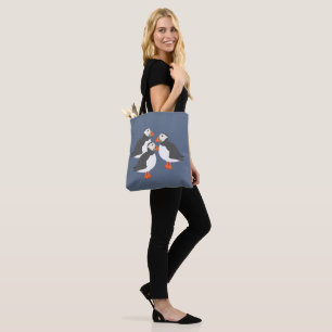 Puffins Allover Tote Bag
