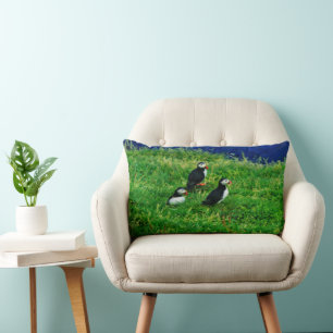Puffins Lumbar Pillow Lendenkissen