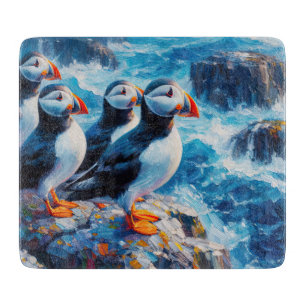 Puffins Schneidebrett