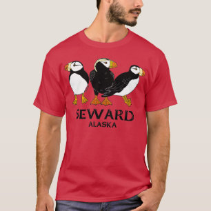 Puffins Seward AK T-Shirt