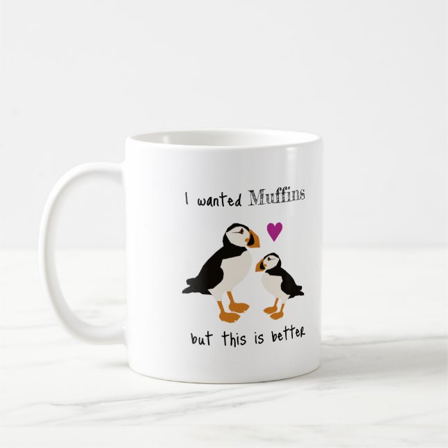 Puffins-Tasse Kaffeetasse (Links)