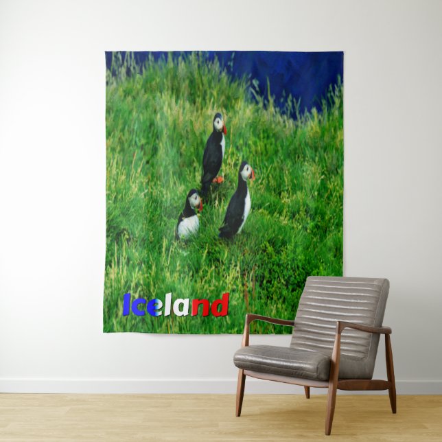 Puffins Wandteppich (Beispiel)