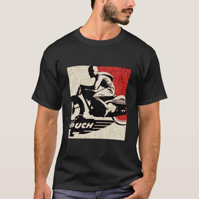 Puffmotorräder T-Shirt (Vorderseite)