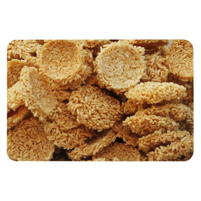 Puffriese Kuchen ~ asiatische Süßigkeiten Nachspei Magnet (Horizontal)