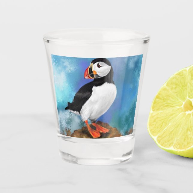 Puffsammglas Schnapsglas (Vorderseite)