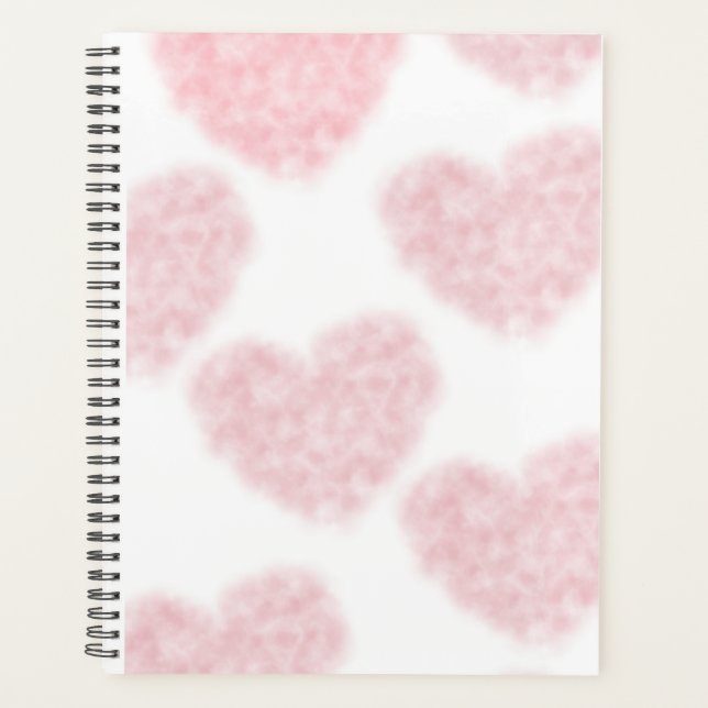 Puffy Heart Aesthetic Planner Planer (Vorderseite)