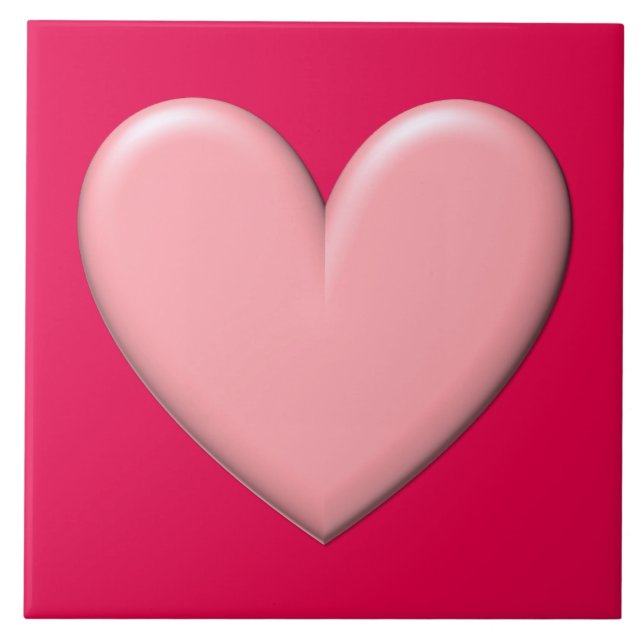 Puffy Heart Fliese (Vorderseite)