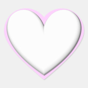 Puffy Heart Herz-Aufkleber