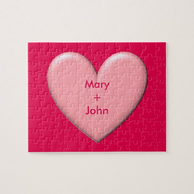 Puffy Heart Puzzle (Horizontal)