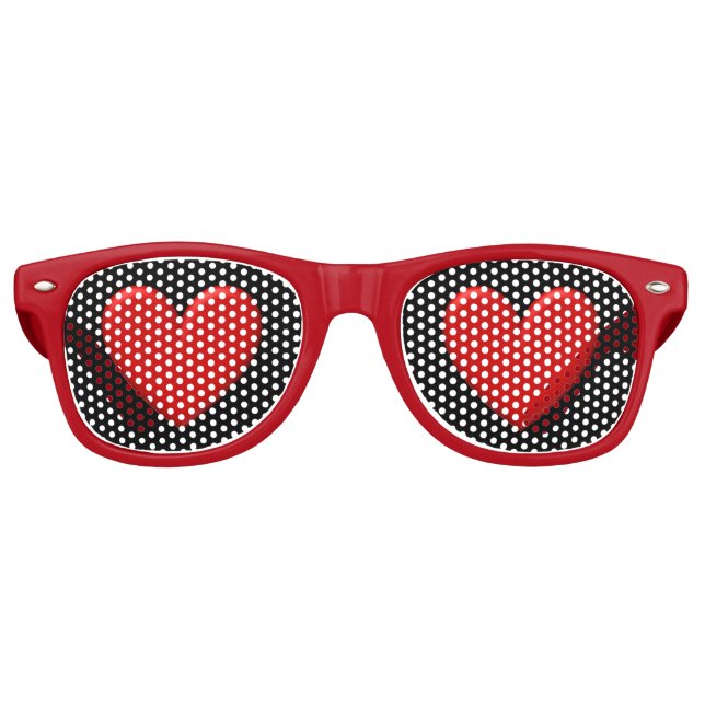 Puffy Heart Sonnenbrille (Vorderseite)