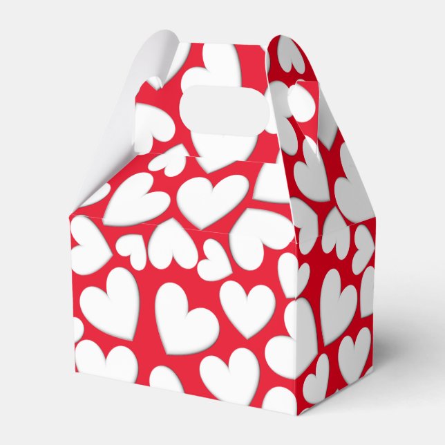Puffy Hearts Geschenkschachtel (Vorderseite)