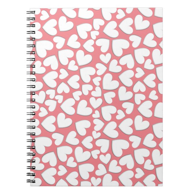 Puffy Hearts Notizblock (Vorderseite)