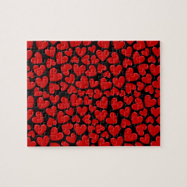 Puffy Hearts Puzzle (Horizontal)