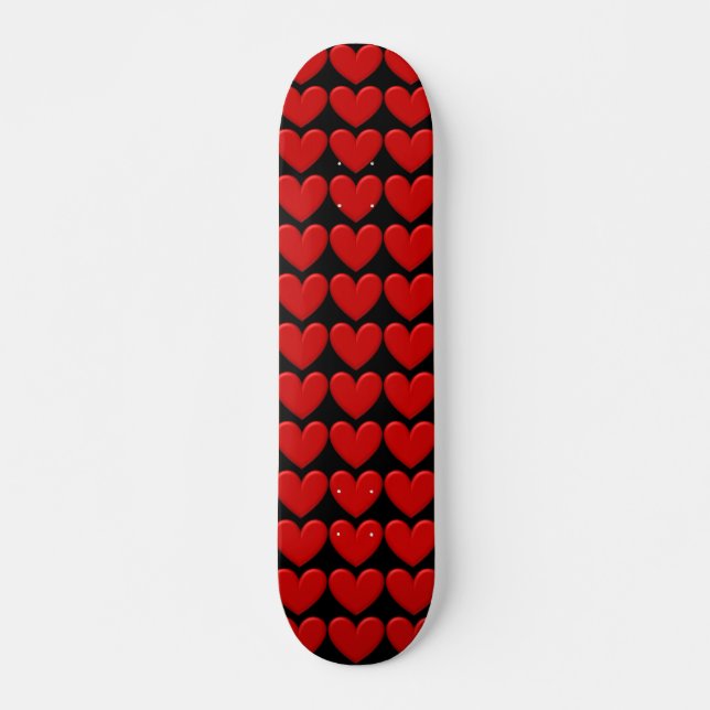 Puffy Hearts Skateboard (Vorne)