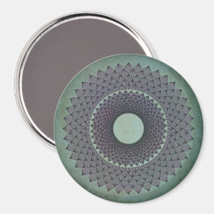 Puffy Points Mandala Magnet