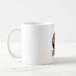 Pug Daddy Vintage Sonnenuntergang Hund Vektor-Shir Kaffeetasse