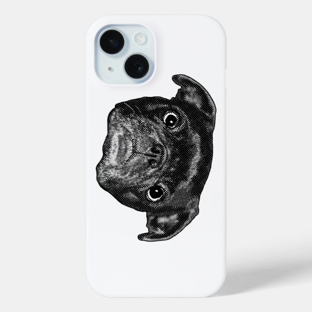 Pug Dot Festive Hülle (Rückseite)