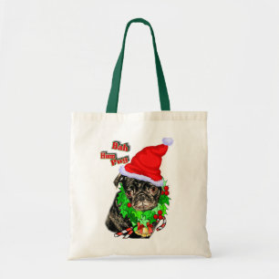 Pug Funny Christmas Gifts Tragetasche