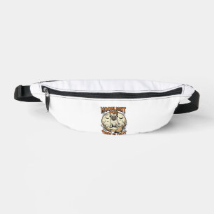 Pug Halloween-Shirt mit Vintage-Engraving-Mond_1 Bauchtasche