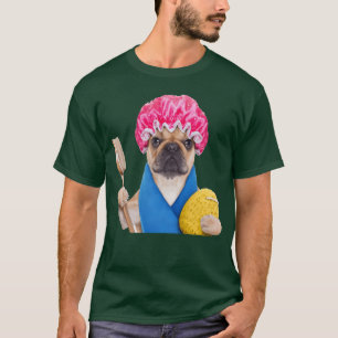 Pug-Hund badet Tier T-Shirt