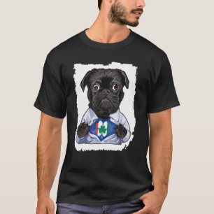 Pug Irish C Kostüm St. Patrick Tag Hund 1 T-Shirt