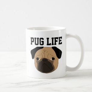 PUG LIFE HUNDE KAFFEETASSE