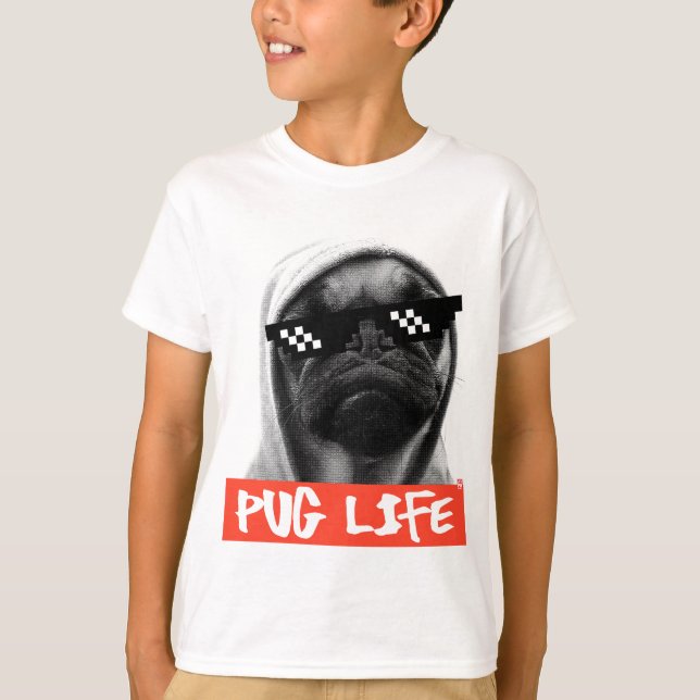 Pug Life T-Shirt (Vorderseite)