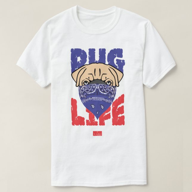 PUG LIFE T-Shirt (Design vorne)