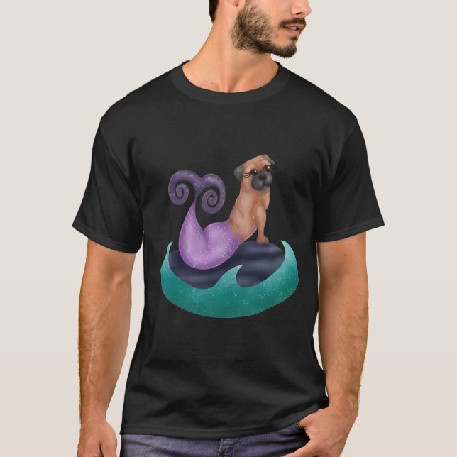 Pug-Mama v3 T-Shirt (Vorderseite)