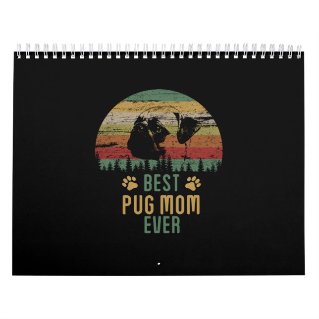 Pug mom kalender (Titelbild)