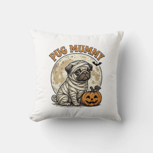 Pug-Mummy-Halloween-Vintage-Hunde-Shirt-Design_1 Kissen