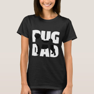 Pug Papa Pug Geschenk Vater Hund Papa T-Shirt 416