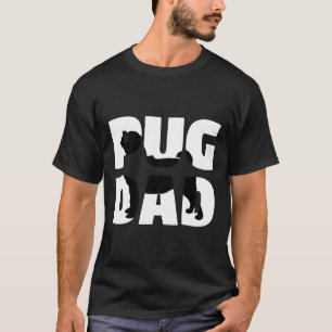 Pug Papa Pug Geschenk Vater Hund Papa Tee